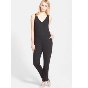 Trouve Black Pant Jumpsuit